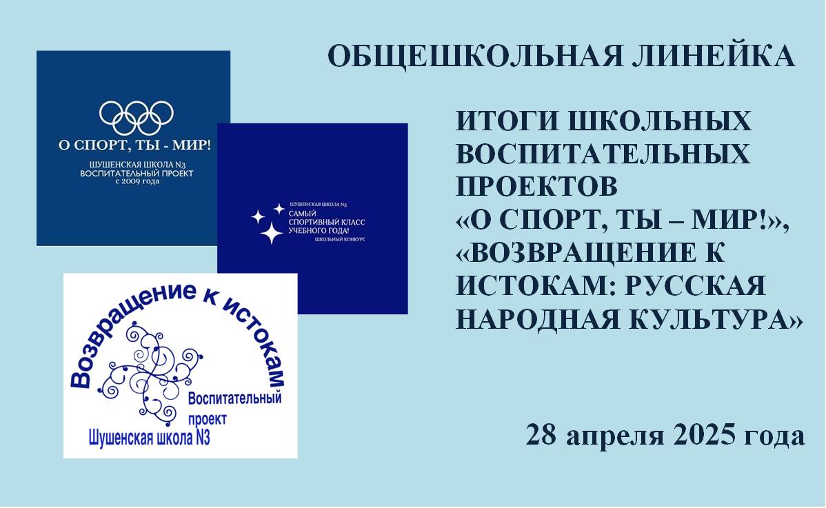 Общешкольная линейка: подведение итогов школьных воспитательных проектов.