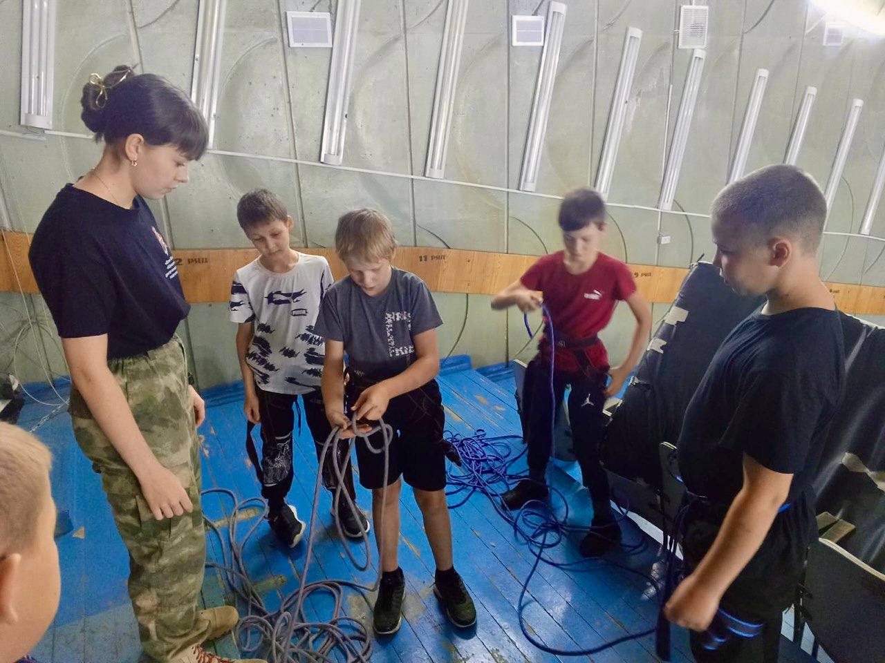 Тренировочные сборы по скалолазанию.